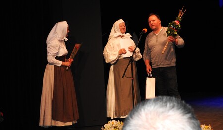 Čestitke je izrekel tudi Franci Sirc_predsednik KUD Pod lipo Adergas